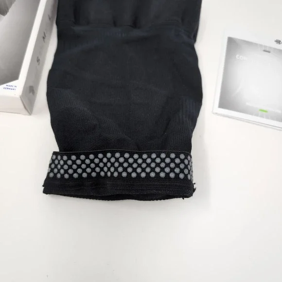 Bauerfeind Sports Compression Knee Support Black Seamless Sleeve Brace Large - Picture 4 of 7